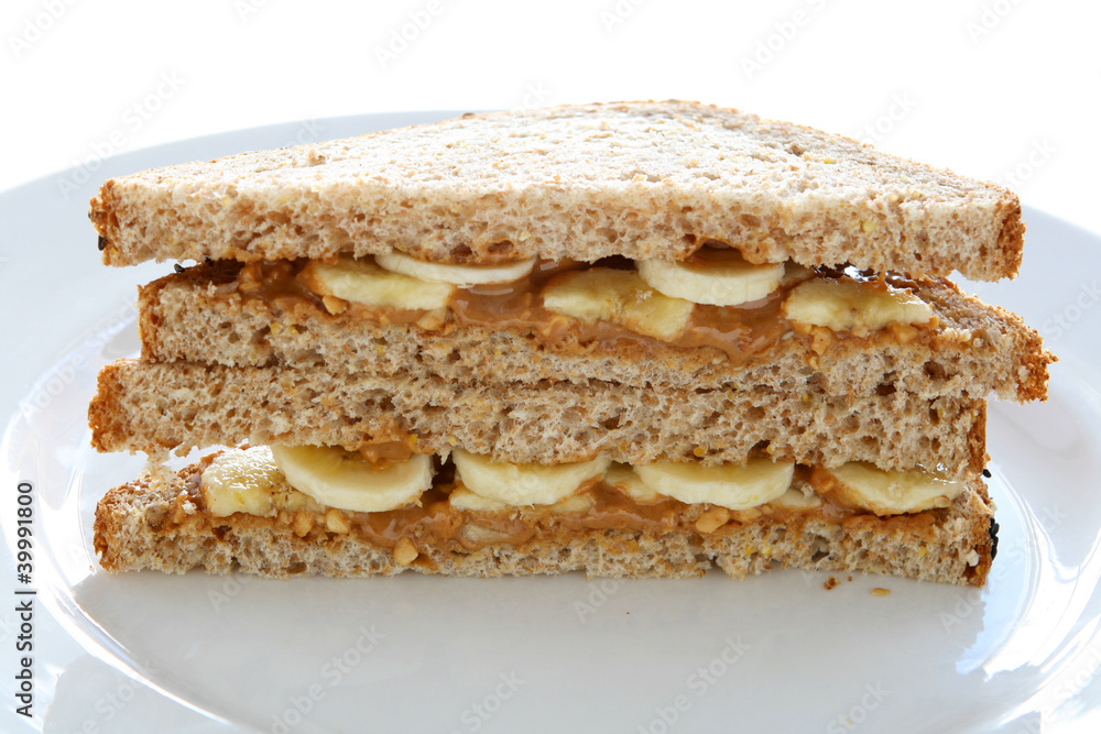 Peanut Butter and Banana Sandwich Peanut Butter and Banana Sandwich