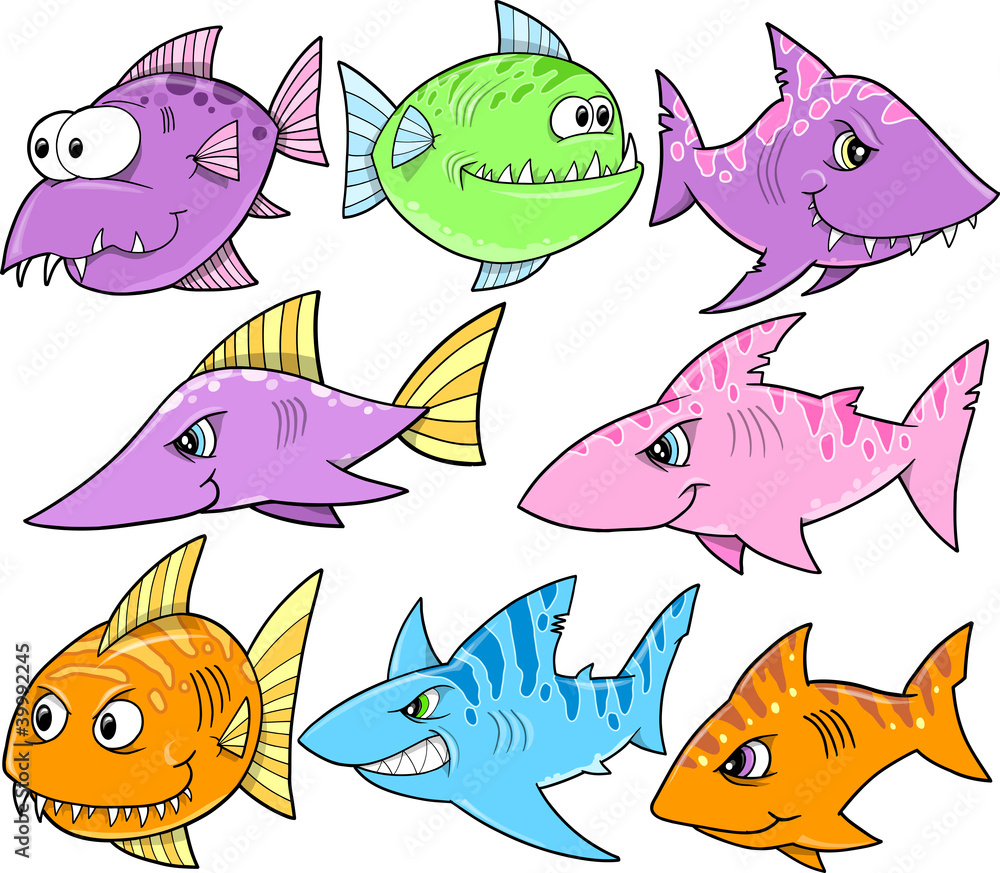 Tough Shark and Fish Set Tough Shark and Fish Set