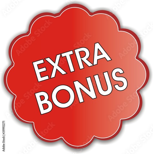 étiquette extra bonus