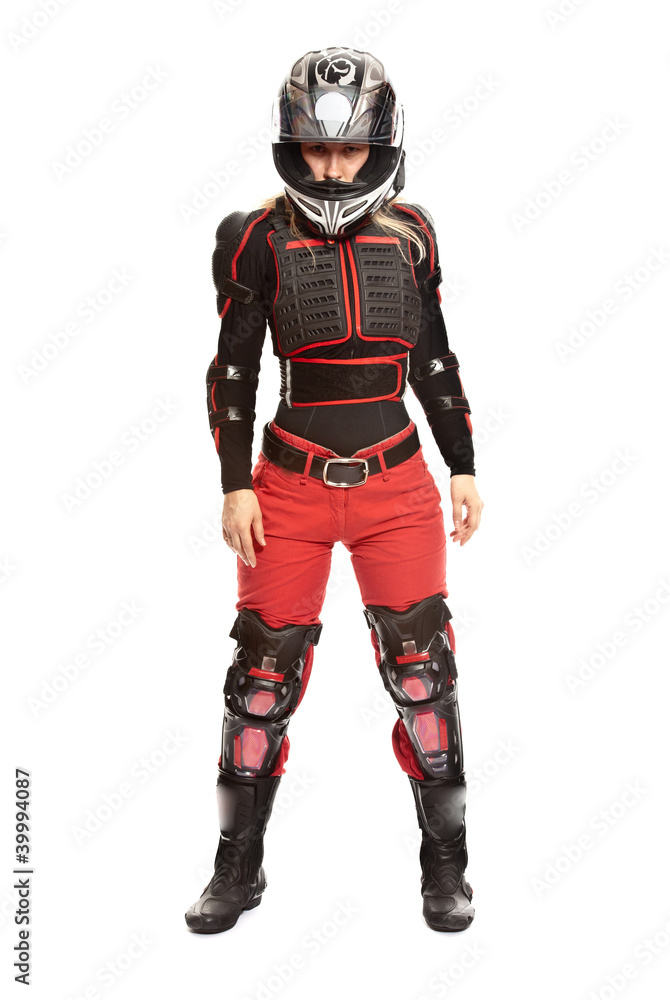 Girl - motorcycle rider Girl - motorcycle rider
