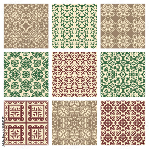 set of seamless patterns