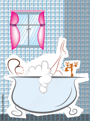 girl in wellness bath
