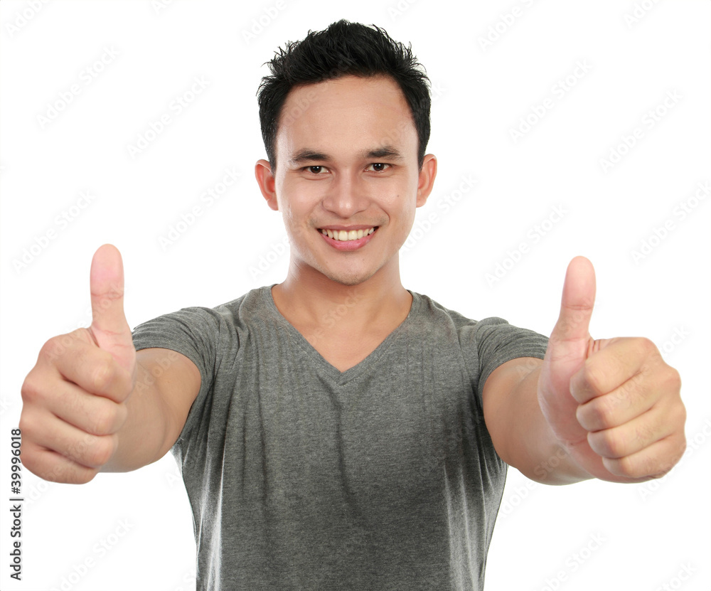 man two thumbs up man two thumbs up