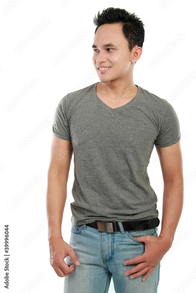 young man posing young man posing