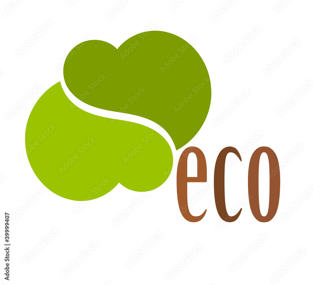 Eco logo symbol Eco logo symbol
