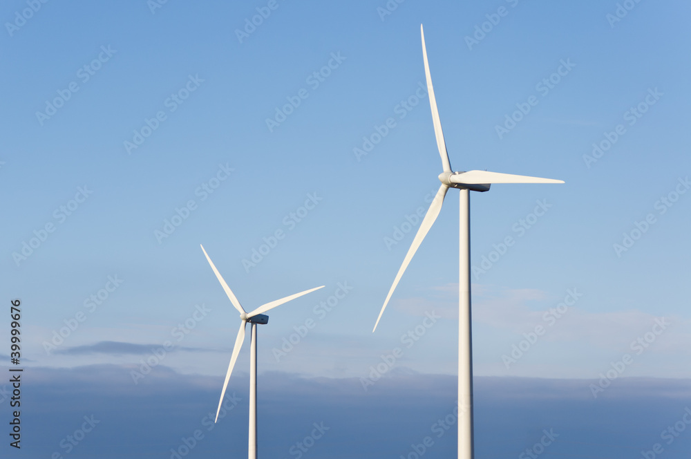 Wind turbines in the air Wind turbines in the air