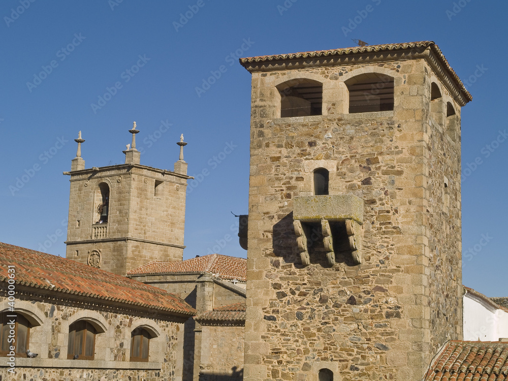 Caceres, declared a World Heritage, Spain.