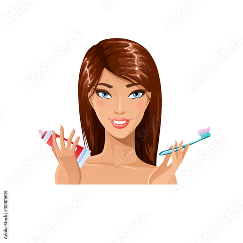 Teeth brushing routine