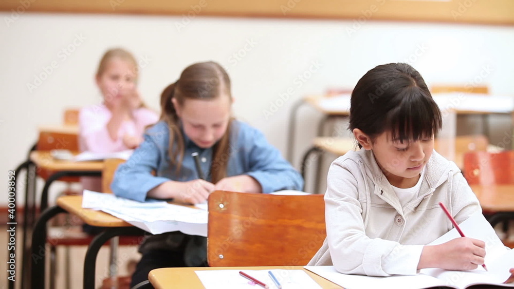 Pupils working Pupils working