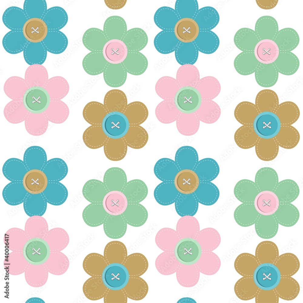 seamless background with scrapbook flowers seamless background with scrapbook flowers