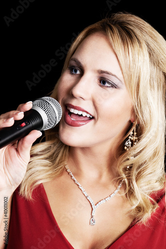 Beautiful singer