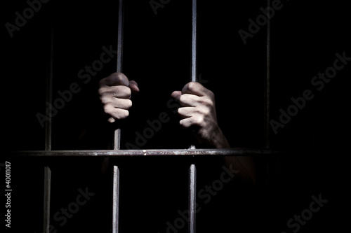 Obraz na płótnie Ręce więźnia