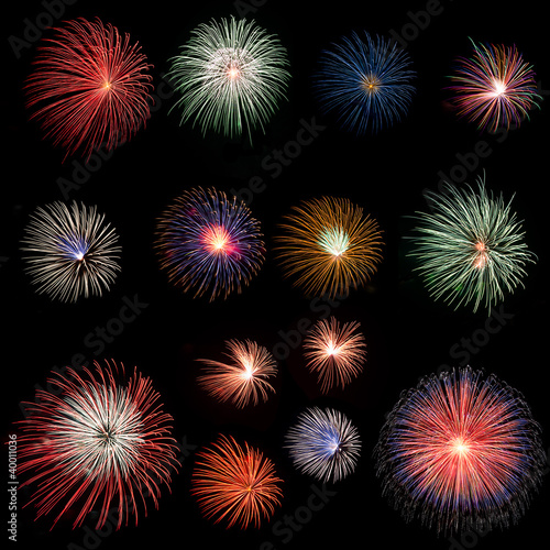 Long Exposure of Fireworks
