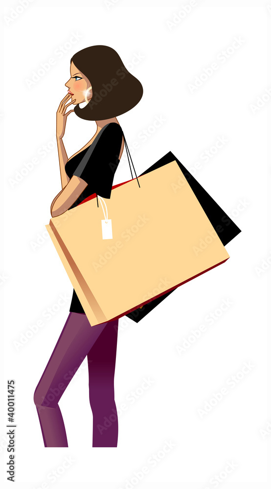 side view of woman holding bag side view of woman holding bag