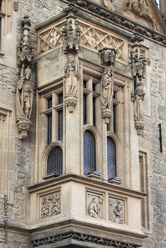 Facade of Stone House in Kutna Hora