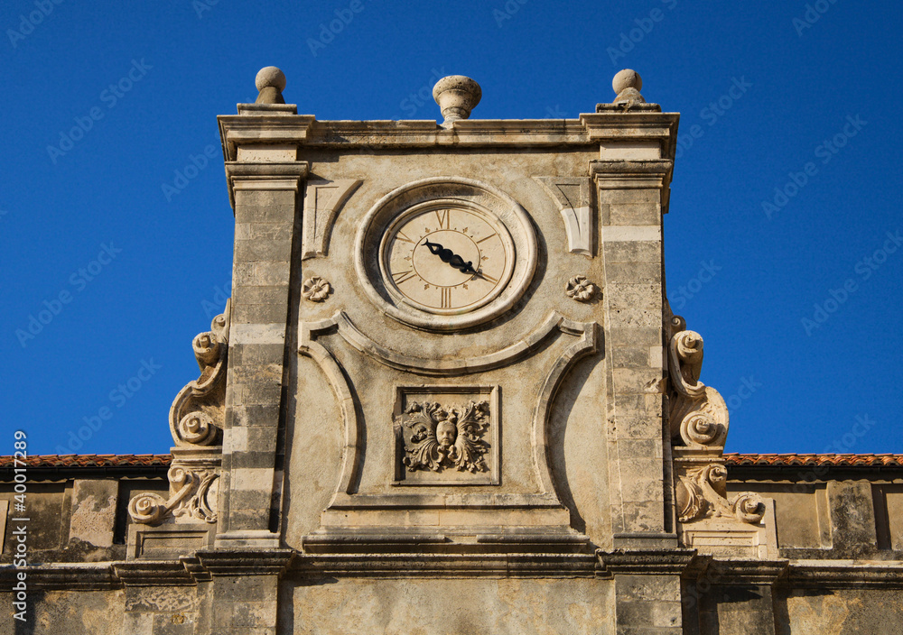 Ancient temple clocks, Dubrovnik
