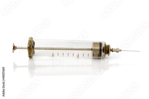 Old model of syringe