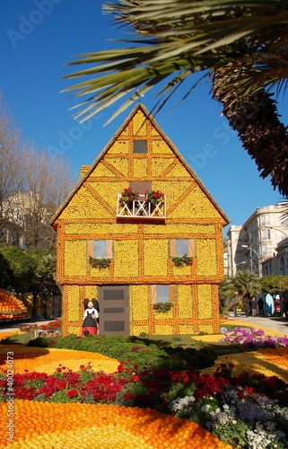 Lemon Festival (Fete du Citron). Menton, France. Alsace region