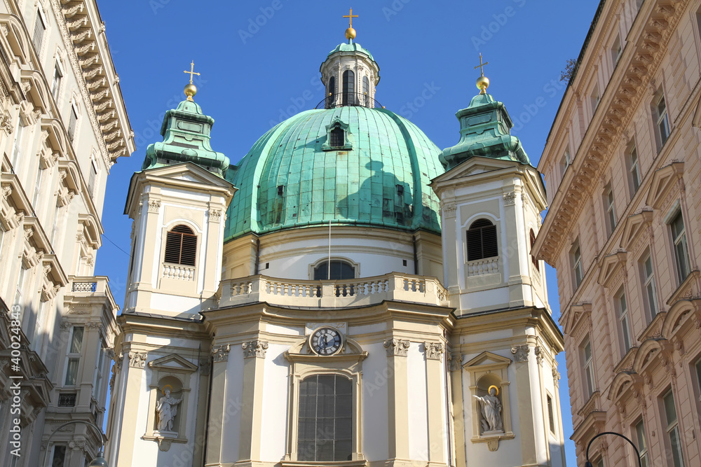 Fototapeta premium Peterskirche in Wien