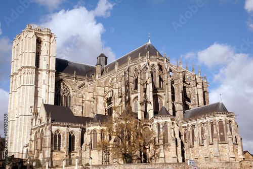 Принти на полотні Le Mans cathedral in historic Plantagenet city