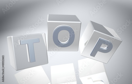 Obraz na plátně 3D Fallende Wuerfel - TOP IV