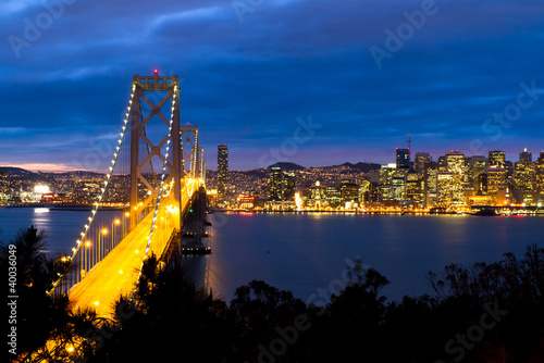 Bay Bridge with San Francisco City view