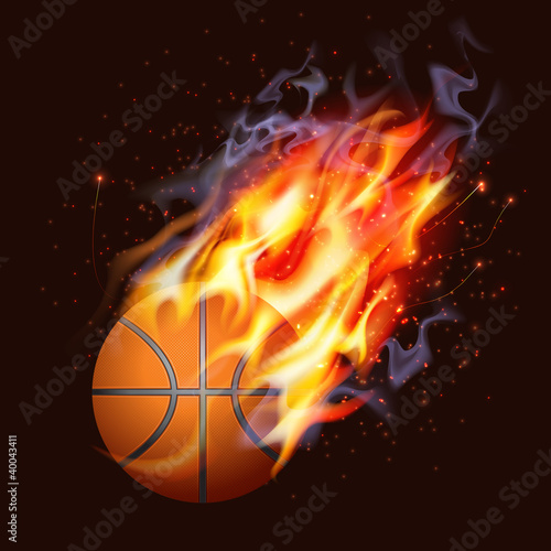 Basketball On Fire