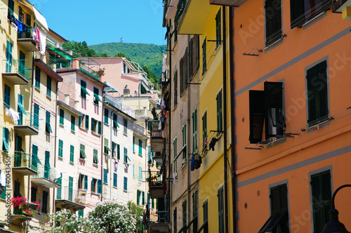 Buildings in Cinque Terre Italy