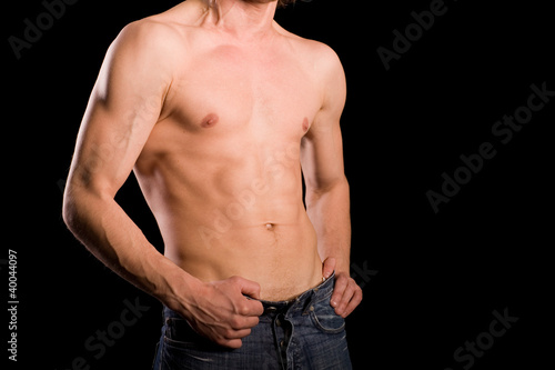 torso of young man