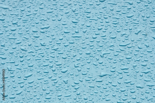 drops of water on vehicle body