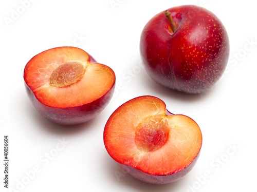 red plum close up