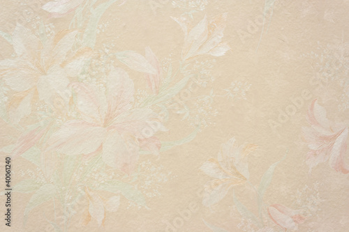 Vintage pearl pink floral , wallpaper