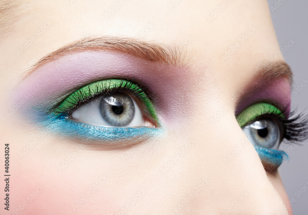 Naklejka premium eye shadow make up