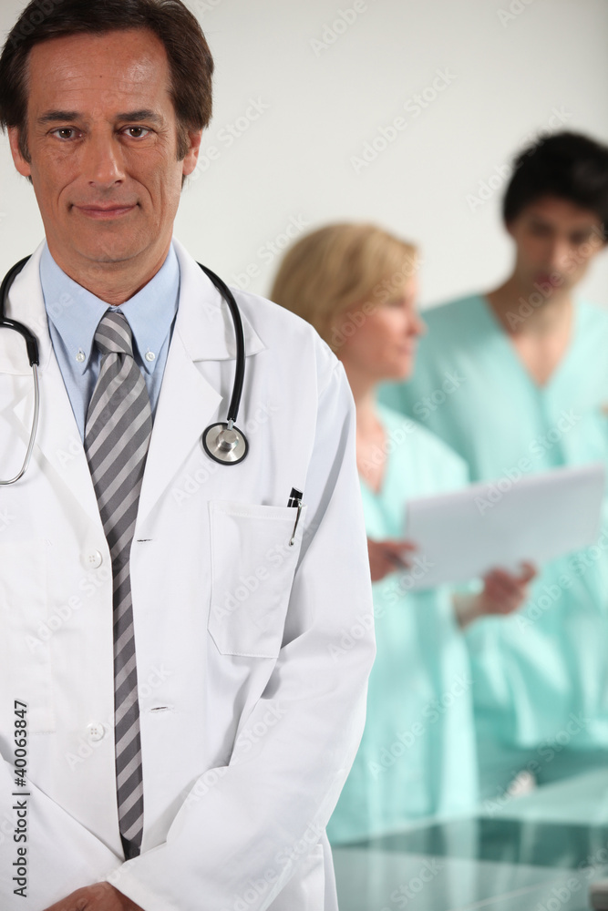Fototapeta premium Doctor and nurses