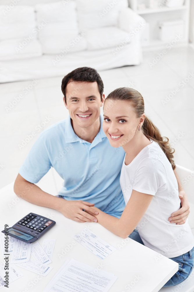 Obraz premium Smiling couple