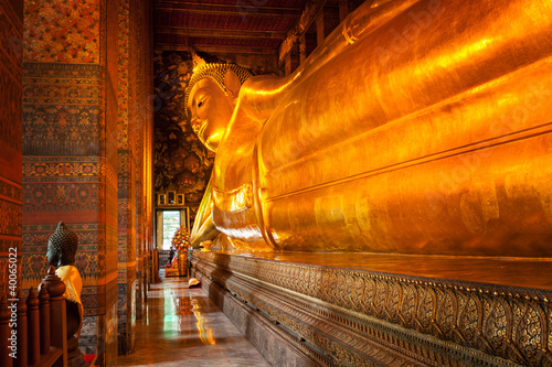 Tableau sur toile Reclining Buddha, Thailand