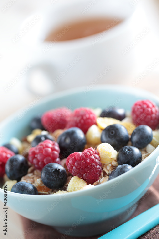 Muesli with fruits Muesli with fruits
