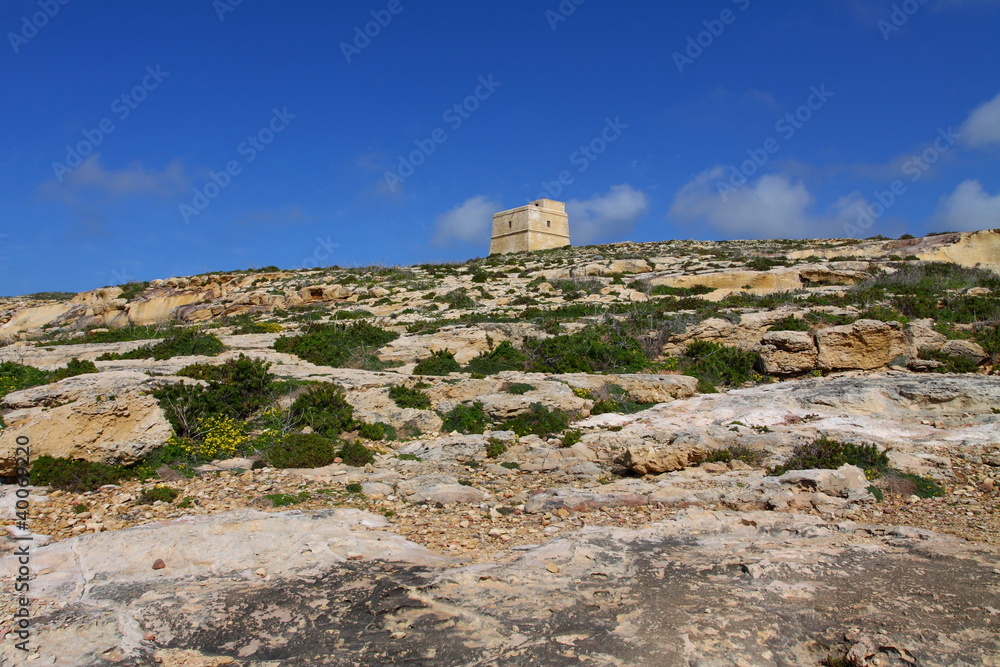 Landsacpe of Comino and Gozo islands
