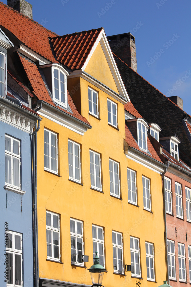 Naklejka premium Copenhagen, Denmark - Nyhavn