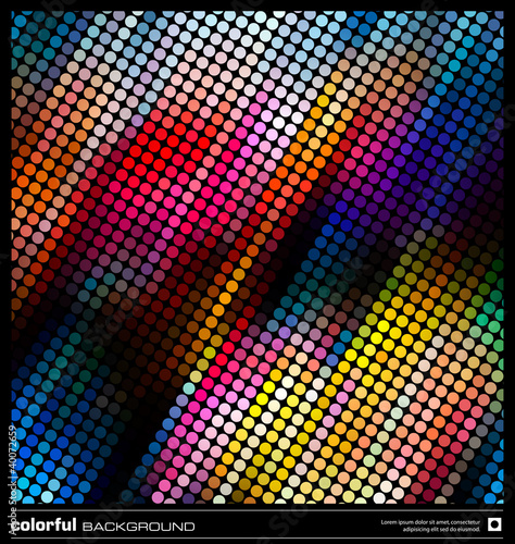 abstract colorful mosaic background