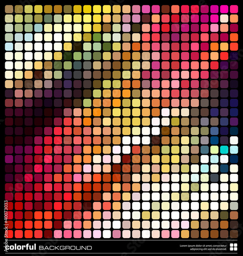 abstract colorful mosaic background