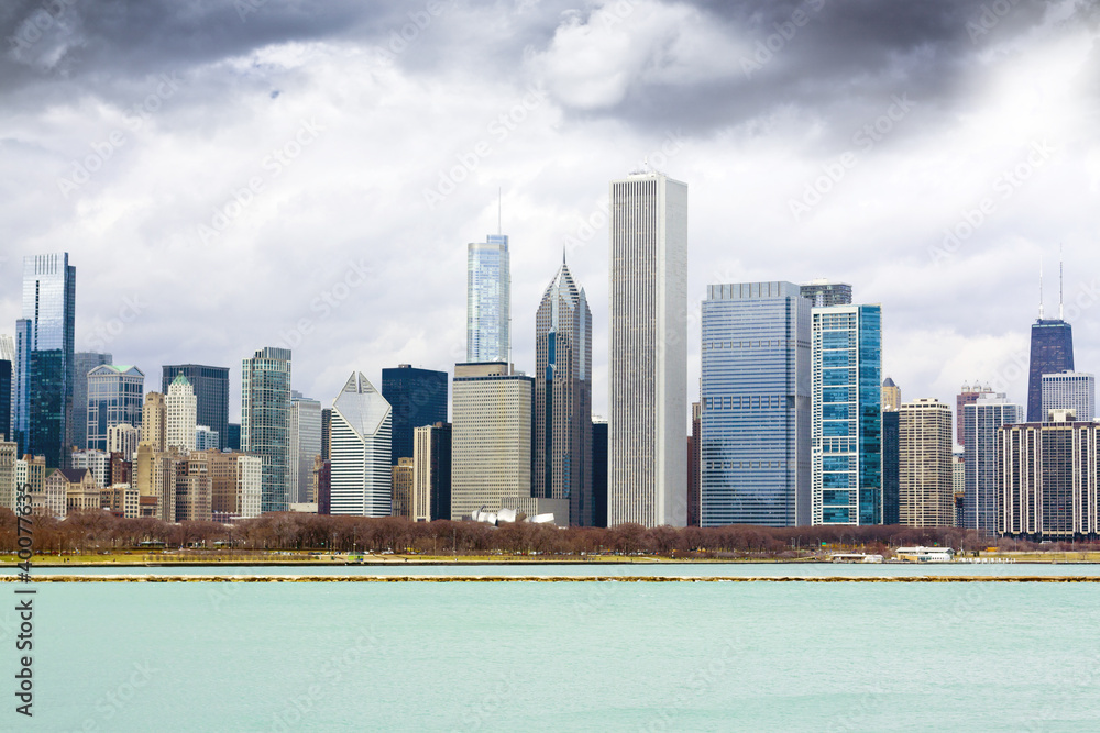 Fototapeta premium Finance District
