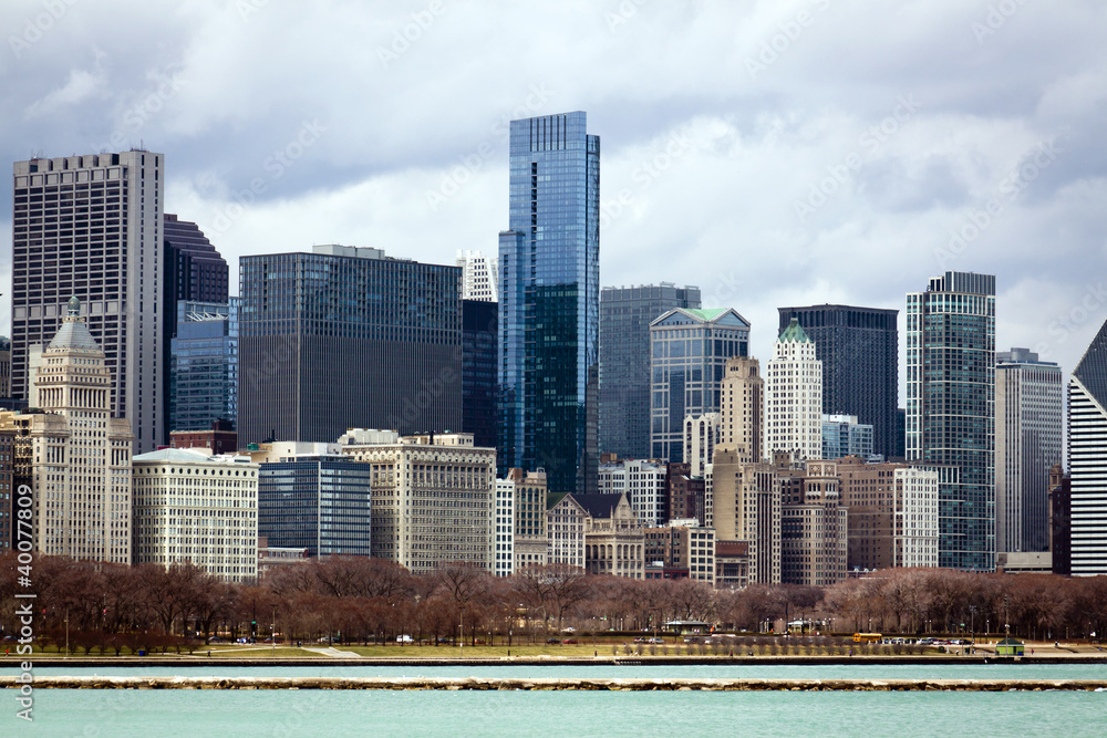 Fototapeta premium Finance District