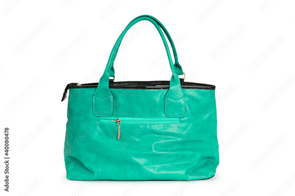 Elegant woman bag on white Elegant woman bag on white
