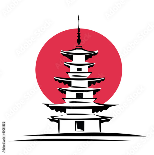 pagoda, Japan symbol