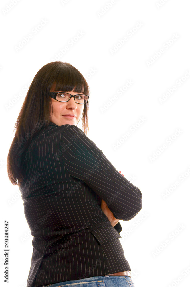 Naklejka premium Portrait of a confident young business lady
