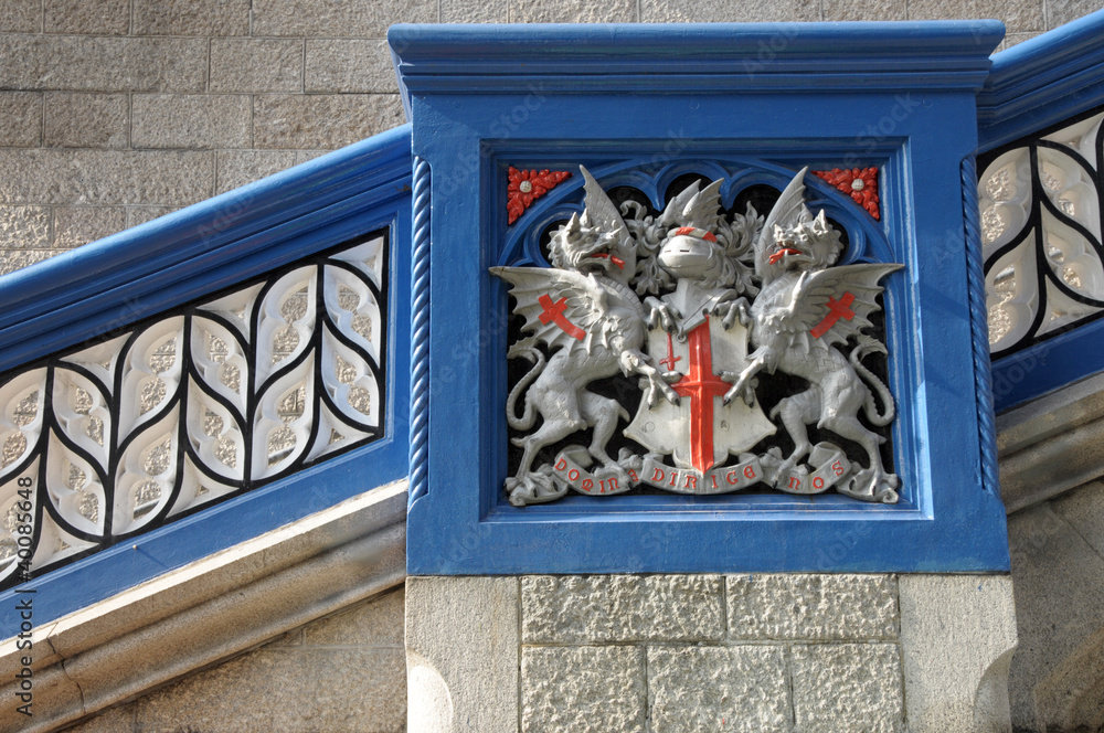 Obraz premium Detail of Tower Bridge, London