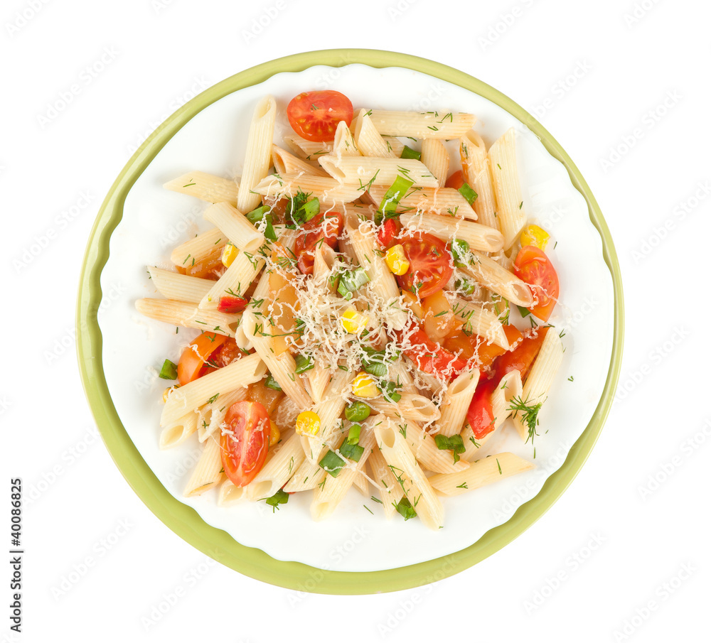 Pasta penne with vegetables Pasta penne with vegetables