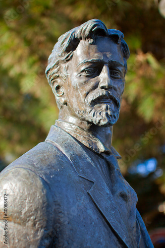 The monument of Anton Pavlovich Chekhov at the Yalta seafront