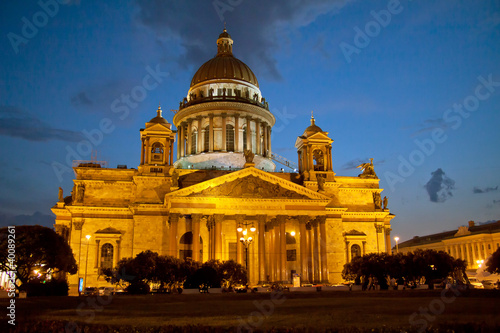 St. Isaac's Cathedral in Saint-Petersburg, Russia.